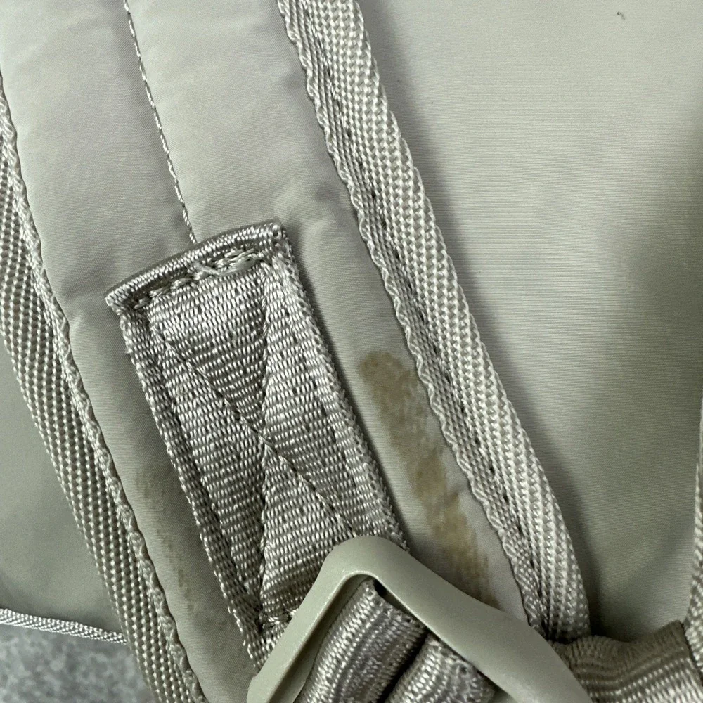 Athleta All About Backpack School‎ Gym Commuter Dance Sports Beige Cream